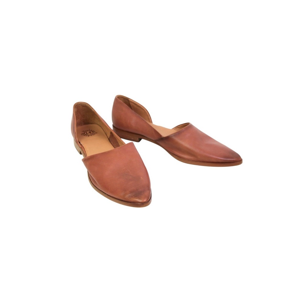 Elegant Tan Leather Loafers for Women